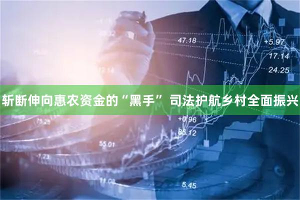 斩断伸向惠农资金的“黑手” 司法护航乡村全面振兴